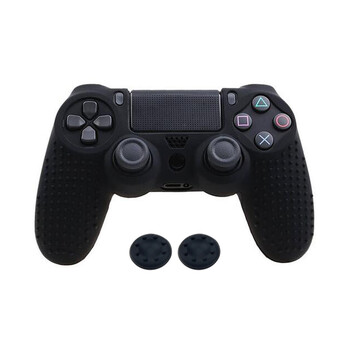 JCD Силиконов камуфлажен защитен кожен калъф за Sony PS4 DS4 Pro Slim Controller Дръжки за палци Капачки за джойстик