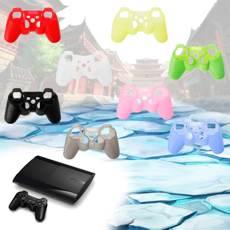 Huse de protecție din silicon moale pentru Gamepad Ps3 pentru CASE Consolă Controler Accesorii pentru jocuri Husă Joystick pentru shell Ski J60A
