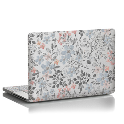 Cvjetna naljepnica za kožu prijenosnog računala Univerzalna naljepnica za kožu prijenosnog računala Art Protector Cover Decal PVC Odgovara za 13,3" 14" 15,6" 17"
