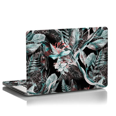 Cvjetna naljepnica za kožu prijenosnog računala Univerzalna naljepnica za kožu prijenosnog računala Art Protector Cover Decal PVC Odgovara za 13,3" 14" 15,6" 17"