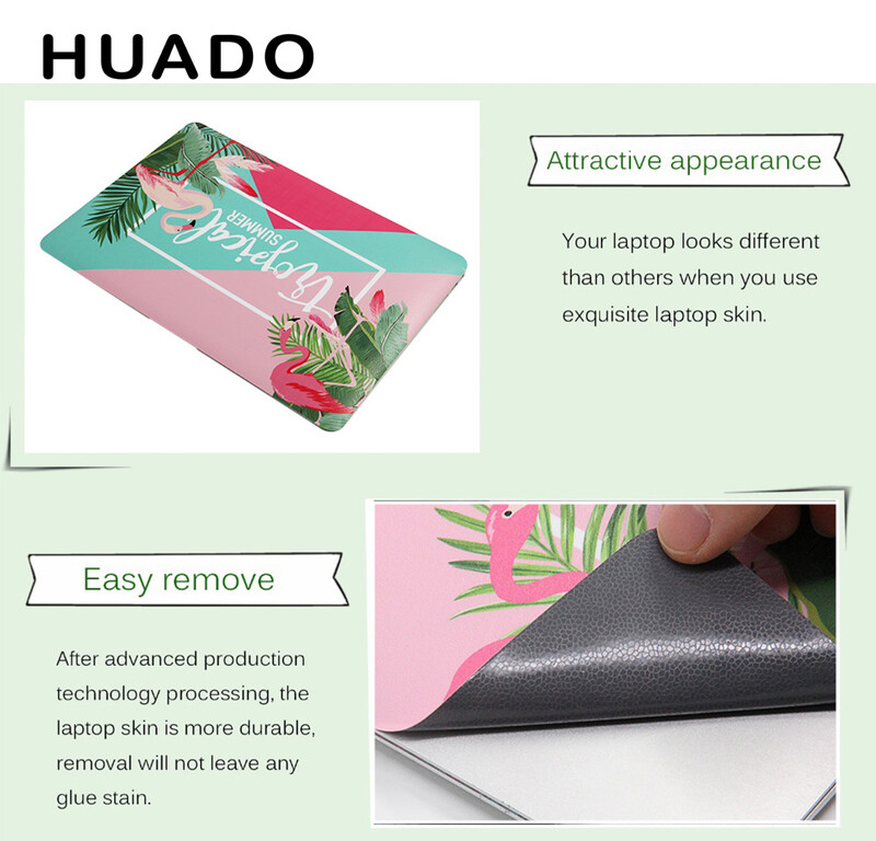 Cvjetna naljepnica za kožu prijenosnog računala Univerzalna naljepnica za kožu prijenosnog računala Art Protector Cover Decal PVC Odgovara za 13,3" 14" 15,6" 17"