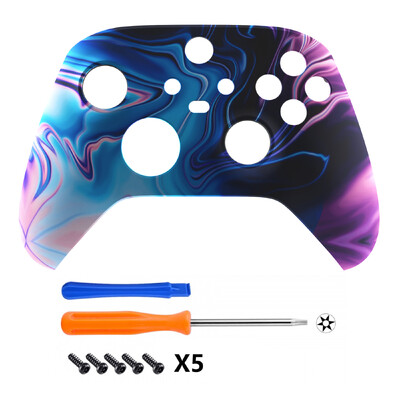 eXtremeRate mīksta pieskāriena rokturis priekšējais korpuss korpusa korpusa daļas priekšpuse Xbox Series X/S (Xbox Core) kontrolierim — Mythic Series