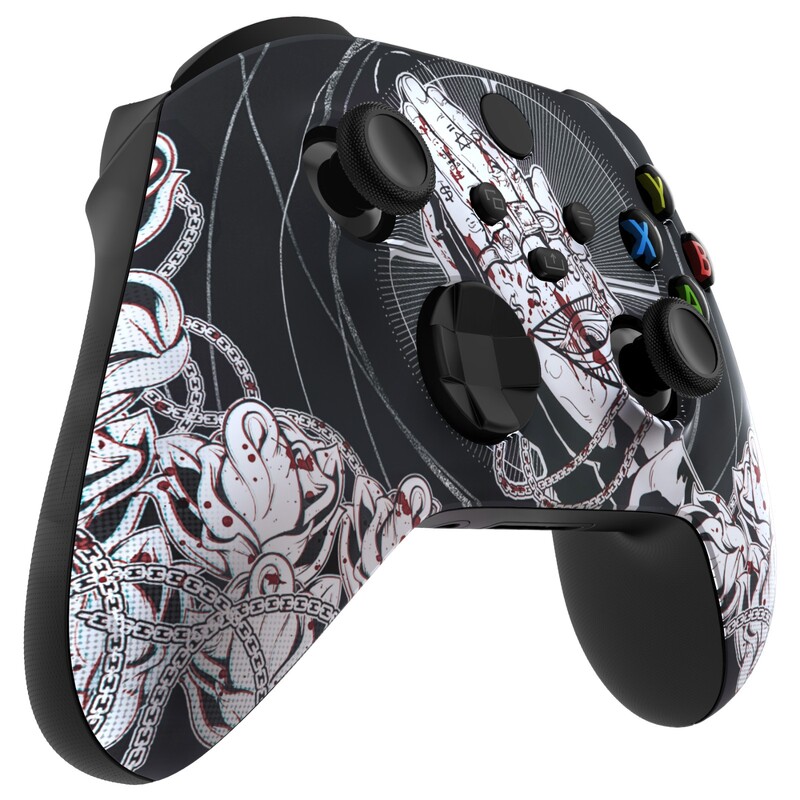 eXtremeRate mīksta pieskāriena rokturis priekšējais korpuss korpusa korpusa daļas priekšpuse Xbox Series X/S (Xbox Core) kontrolierim — Mythic Series