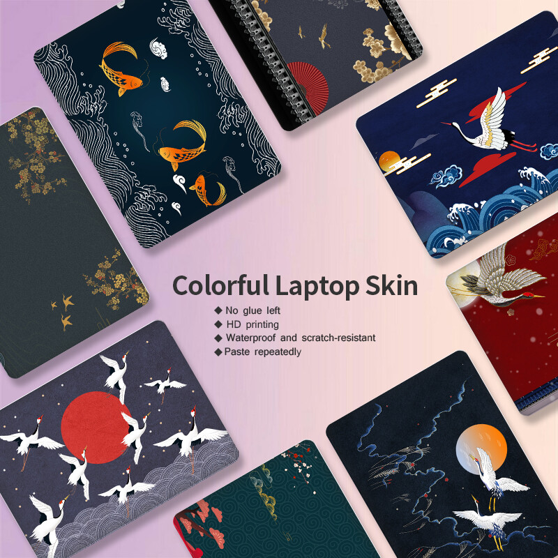 DIY antīkā stila klēpjdatora uzlīme klēpjdatora apvalka Art Decal 12/13/14/15/17 collu MacBook Dell HP Lenovo utt klēpjdatora uzlīmes dekors