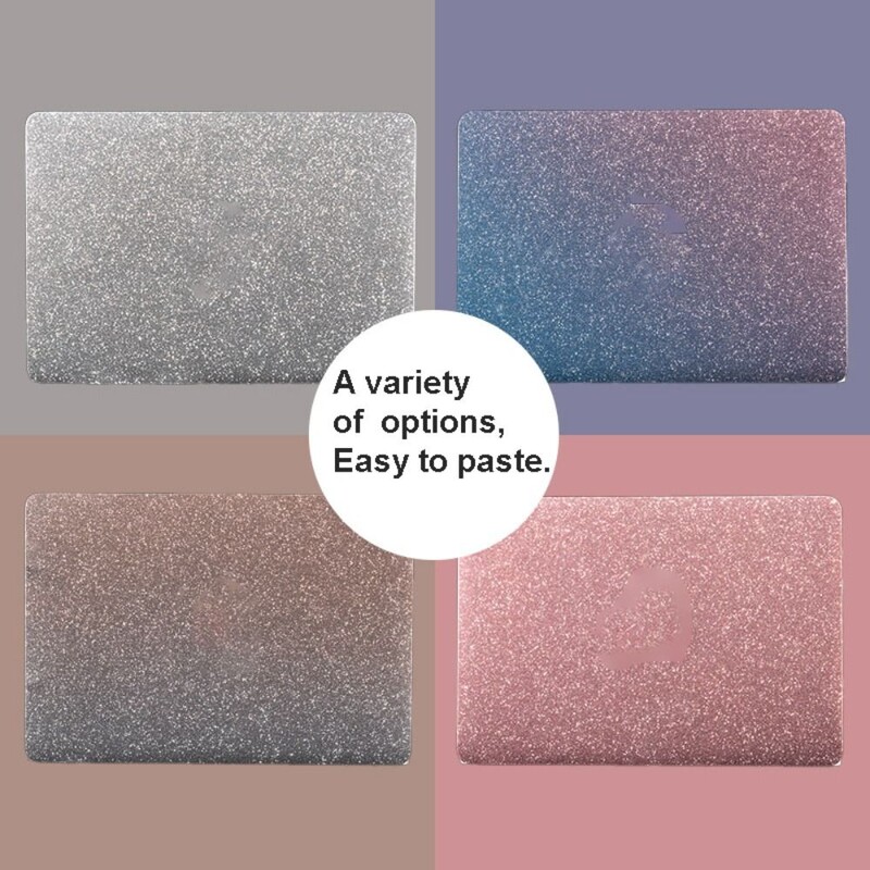 Vāks mirdzoša āda 16 collu klēpjdatoru uzlīmju apvalki DIY A+D Cover Notebook Computer Decor Macbook /HP / Dell / Lenovo / Acer