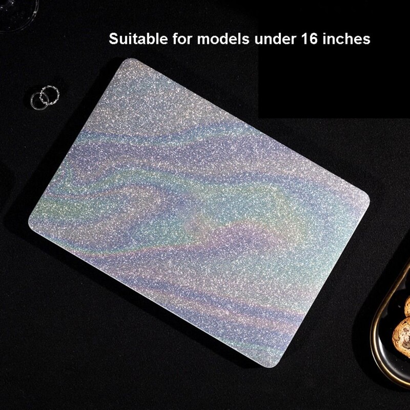 Vāks mirdzoša āda 16 collu klēpjdatoru uzlīmju apvalki DIY A+D Cover Notebook Computer Decor Macbook /HP / Dell / Lenovo / Acer
