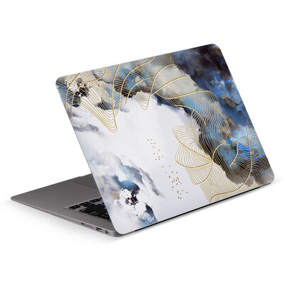 Klēpjdatora piezīmjdatora apvalka uzlīme ar marmora vāku 13,3 collu 14 collu 15,6 collu 17 collu klēpjdatora piezīmjdatora apvalka vinila uzlīmes uzlīme