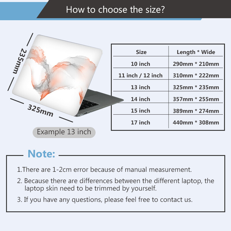 Klēpjdatora piezīmjdatora apvalka uzlīme ar marmora vāku 13,3 collu 14 collu 15,6 collu 17 collu klēpjdatora piezīmjdatora apvalka vinila uzlīmes uzlīme