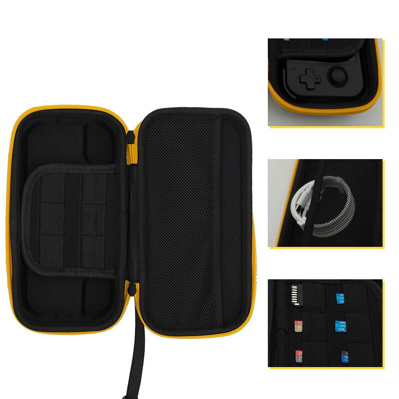 Retroid Pocket 4 Pro Case RP3+ RP4 Retroid 3 3+ 4 Torba za pohranu konzole, torbe s kaljenim staklom, torbe za dodatke za igre