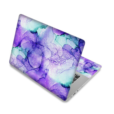 DIY klēpjdatora apvalks 15,6 collu PVC ūdensnecaurlaidīgs klēpjdatora uzlīme 13,3 collu uzlīme, atkārtoti lietojams universāls piezīmjdatora vāciņš 10 12 14 17 collu 2022. g.