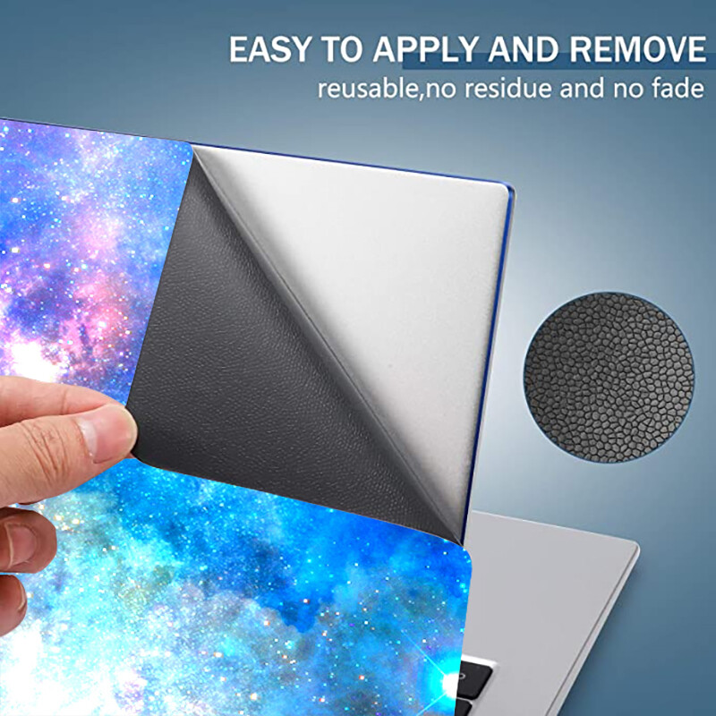 DIY klēpjdatora apvalks 15,6 collu PVC ūdensnecaurlaidīgs klēpjdatora uzlīme 13,3 collu uzlīme, atkārtoti lietojams universāls piezīmjdatora vāciņš 10 12 14 17 collu 2022. g.