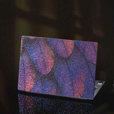 Vāks mirdzoša āda 16 collu klēpjdatoru uzlīmju apvalki DIY ūdensizturīgs piezīmjdatora dekors Macbook /HP / Dell / Lenovo / Acer