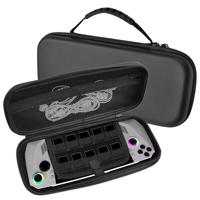EVA torbica za ASUS Rog Ally Vodootporna ručna igraća konzola, torba protiv pada, otporna na udarce, zamjena s unutarnjom pregradom