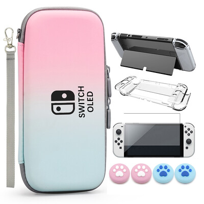 PU vodootporna kutija za konzolu PC Hard Shell Cover Case Joycon zaštitna torbica za Nintendo Switch Oled torba za pohranu dodataka za igre