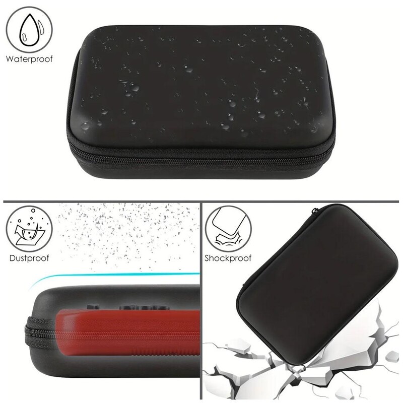 Geantă de depozitare pentru consolă de jocuri retro EVA pentru Miyoo Mini Plus//R35S/RG35XX/ RG35XX PLUS/XU10 impermeabil și rezistent la zgârieturi