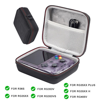 Prijenosna torbica za RG35XX Series/RG353V/RG353VS/R36S/RG405V torba za pohranu ručne igraće konzole Silikonski zaštitni poklopac