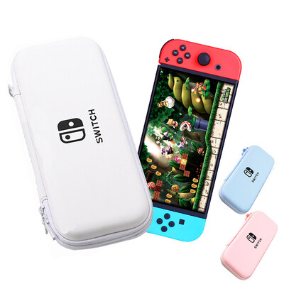 За Nintendo Switch чанта за съхранение PU Crystal Hard Cover Shell Case Защитна торбичка за Nintendo Switch OLED аксесоари