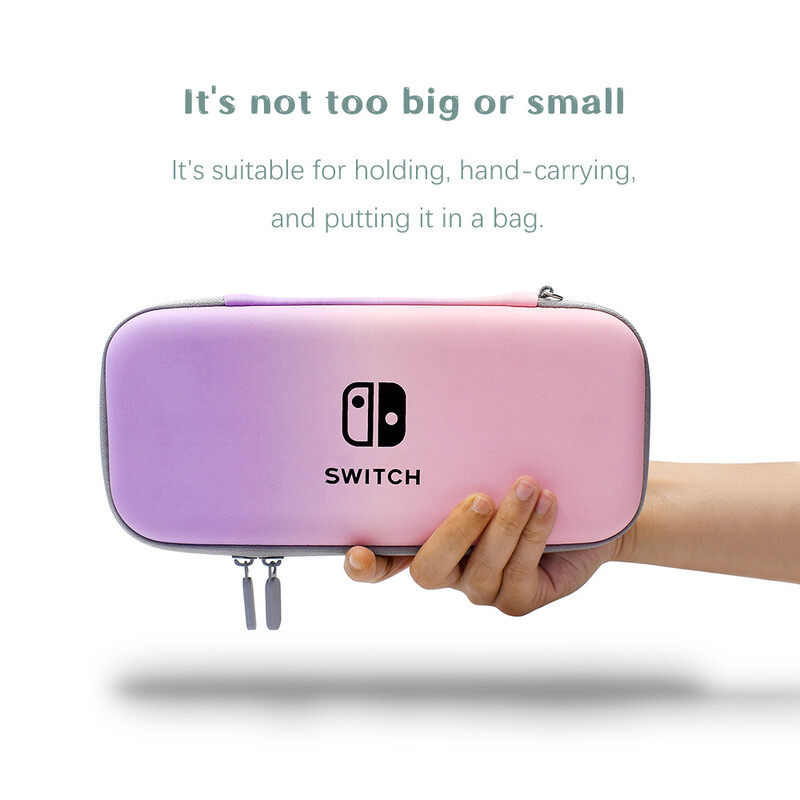 Nintendo Switchi hoiukoti jaoks PU-kristalli kõvakaaneline ümbris, kaitsekott Nintendo Switchi OLED-tarvikute jaoks