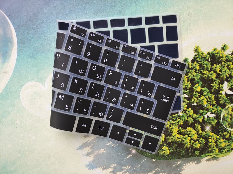 Silikonska maska za tipkovnicu Ruski engleski španjolski Euro verzija za Huawei MateBook D16 / Honor MagicBook 16 SE 16.1 inča 2021.
