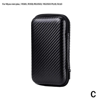 Преносим калъф за игри Ретро калъф за игрова конзола Чанта за съхранение Защитна чанта с цип EVA твърда чанта за Miyoo Mini Plus/ R36 T5X3