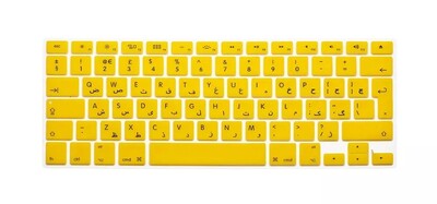 Jauns silikona arābu burtu tastatūras vāciņš Macbook Air Pro Retina 13 15 17 Protector Mac grāmatu tastatūrai Arabic EU