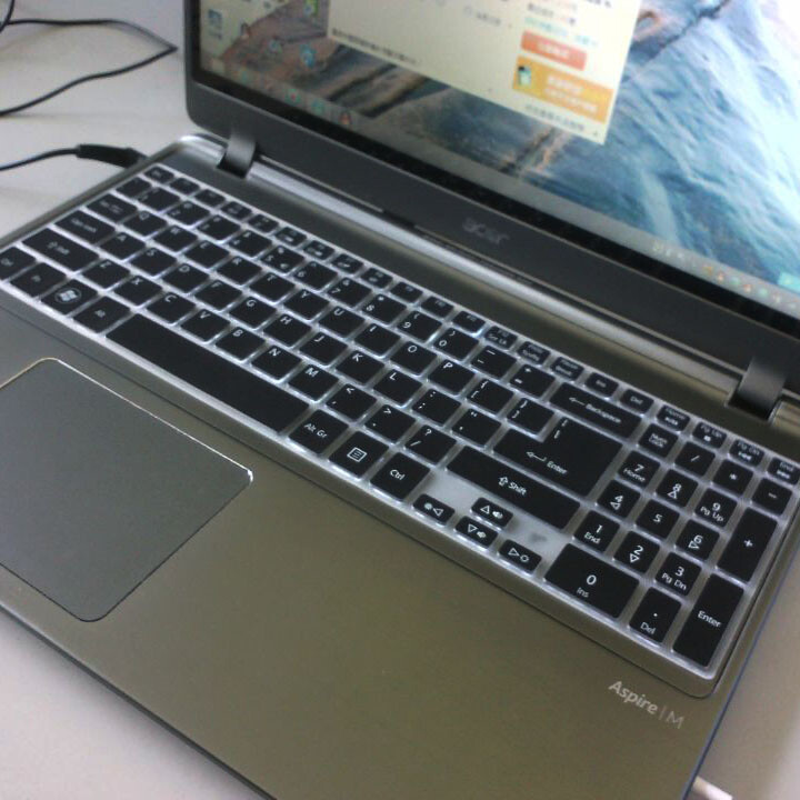 За Acer Aspire m5-581t M3-581T M5-581G V5-551G V5-573g V5-552 V5-531p V7-582 15/17 инча Протектор за силиконова клавиатура Skin Cover