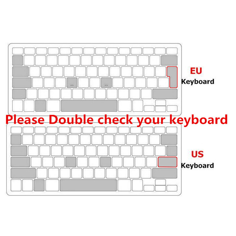 HRH Slim JAV rusiškos klaviatūros plėvelės apsauga, skirta Macbook Air Pro Retina 13" 15" 17" nešiojamojo kompiuterio odos dangtelis, skirtas Mac knygai 13 15 gelio dėklas