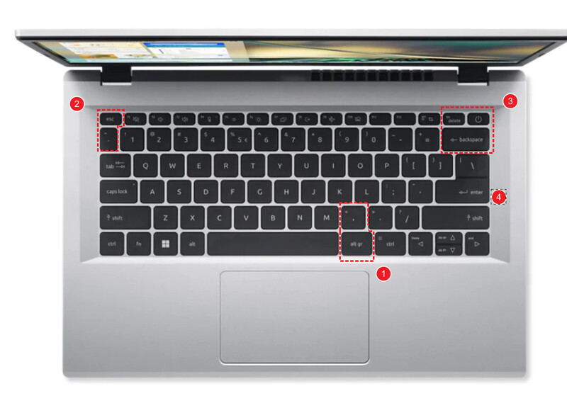 Acer Aspire 3 2022 A314-36P-360X A314-36P A314-23P A314-36M A314-36 A314-23 silikona klēpjdatora tastatūras vāka aizsargplēve