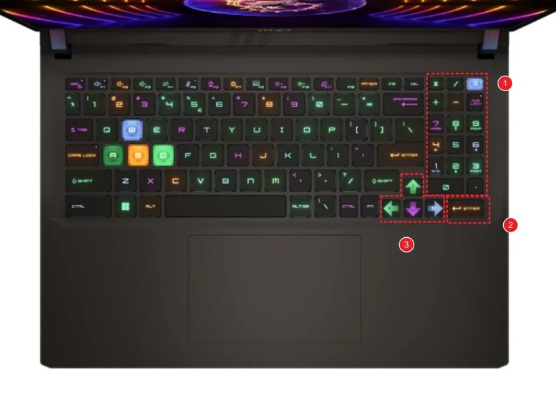 Skirta MSI Vector GP78 HX 13VH 2023 MSI Titan GP78HX (2023) 17 17,3 colio MSI Katana GF76 silikono nešiojamojo kompiuterio klaviatūros dangtelio apsauga