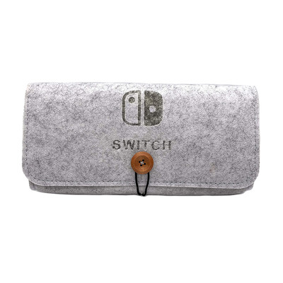 Ултратънък филцов калъф за носене, съвместим с аксесоари за игри Nintendo Switch Lite, чанта за съхранение, преносим ръчен калъф