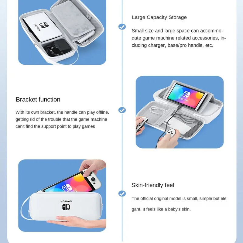 Data Frog Switch OLED/LITE ručna torba za pohranu NS Nintendo Switch prijenosna PU torba za nošenje Zaštitna putna torba