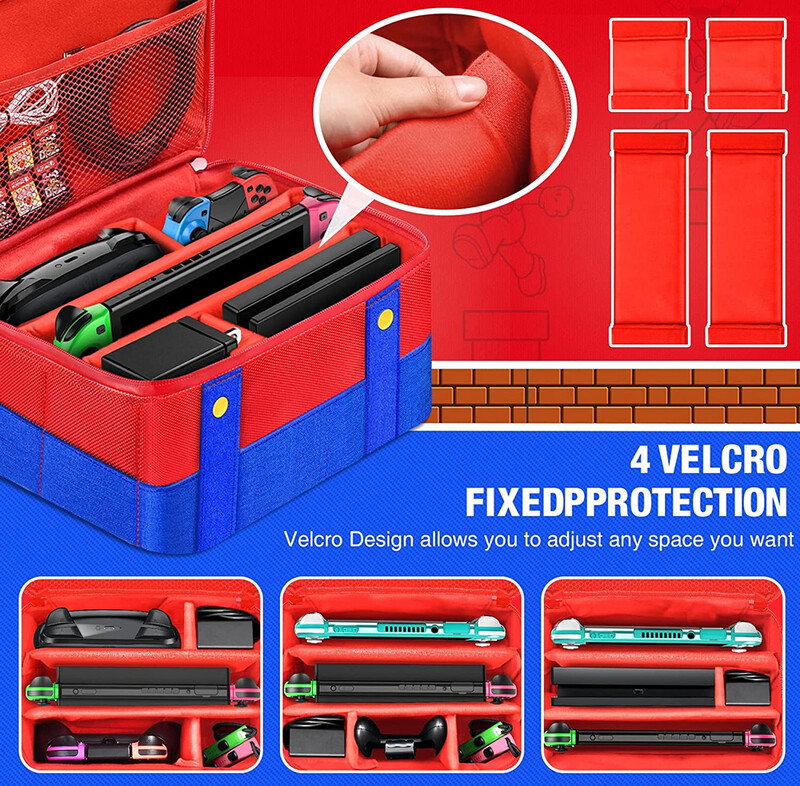 Zaštitna torbica za nošenje Switcha za Nintendo Switch OLED konzolu Pro Controller Putna torba za pohranu Torbica za dodatke Switcha