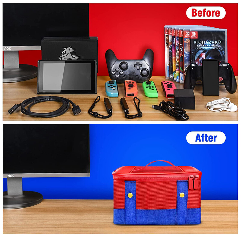 Zaštitna torbica za nošenje Switcha za Nintendo Switch OLED konzolu Pro Controller Putna torba za pohranu Torbica za dodatke Switcha