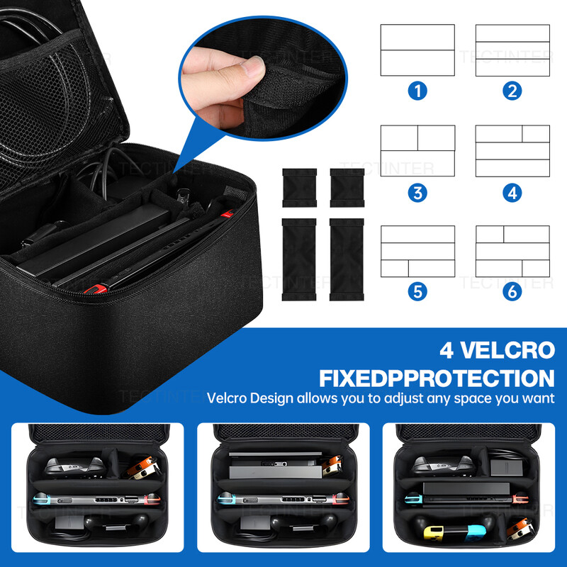 Za Nintendo Switch OLED torbica Putna torba za nošenje Za Nintendo Switch/Switch Pro/Igraću konzolu/Gamepad/Dodaci za kartice za igre