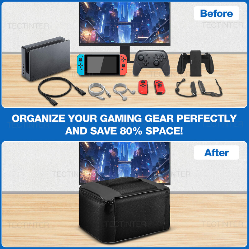 Za Nintendo Switch OLED torbica Putna torba za nošenje Za Nintendo Switch/Switch Pro/Igraću konzolu/Gamepad/Dodaci za kartice za igre