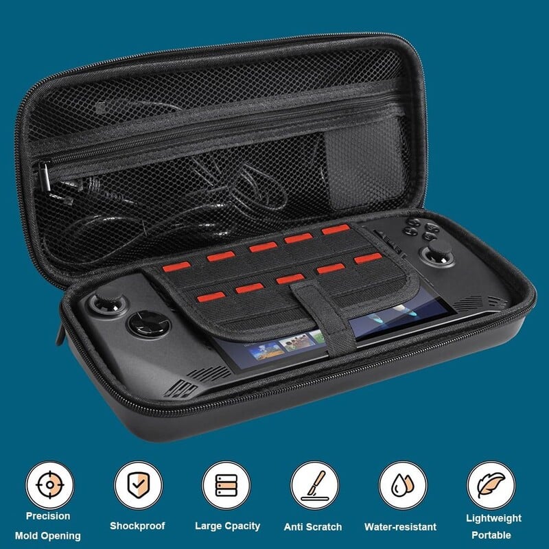 Za MSI Claw A1M Dodaci za igre Torba za pohranu ručne konzole Prijenosna EVA torbica za nošenje Torbica otporna na udarce i otporna na ogrebotine