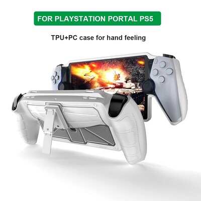 EVA putna torbica za Sony PS5 PlayStation Portal Remote Player Torba za pohranu s mrežastim džepom Zaštitna torbica za igraću konzolu