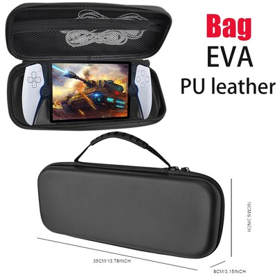 EVA putna torbica za Sony PS5 PlayStation Portal Remote Player Torba za pohranu s mrežastim džepom Zaštitna torbica za igraću konzolu