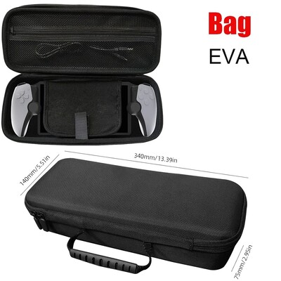 EVA putna torbica za Sony PS5 PlayStation Portal Remote Player Torba za pohranu s mrežastim džepom Zaštitna torbica za igraću konzolu