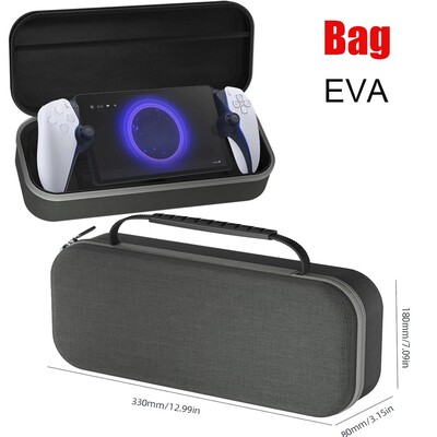 EVA putna torbica za Sony PS5 PlayStation Portal Remote Player Torba za pohranu s mrežastim džepom Zaštitna torbica za igraću konzolu