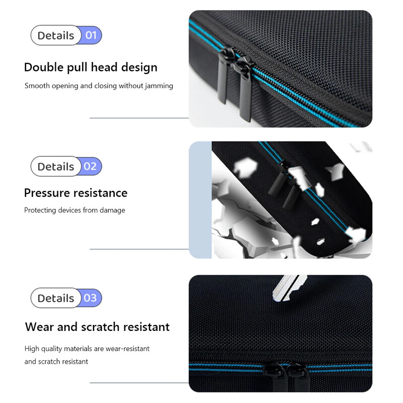 Prijenosna torba za Backbone One EVA Hard Carry torba za pohranu otporna na prašinu otporna na ogrebotine za iPhone/iPad/PC MFI igraću konzolu