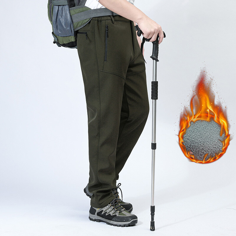 Jakna hlače soft shell za muškarce i žene planinarenje i skijanje na otvorenom plus zadebljani baršun vodootporne jesenske i zimske nove tople ležerne hlače