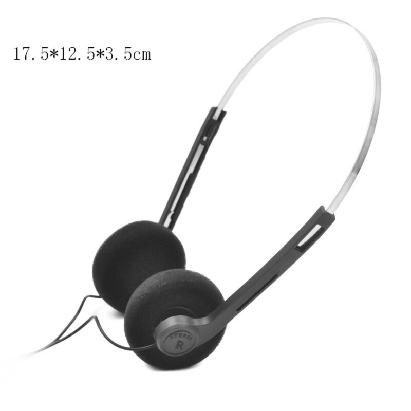 1 kom. Lagane podesive klasične slušalice iz vintage-80-ih za prijenosno računalo Walkman Glazbene MP3 modne prijenosne žičane male slušalice
