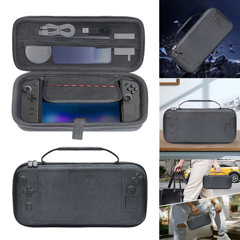 Tvrda prijenosna torba otporna na udarce Prijenosna torba za pohranu Torba za nošenje protiv pada s mrežastim džepom za Legion Go igraću konzolu