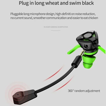 Headset Gamer Headphones Ενσύρματα ακουστικά gaming earbuds with micro for Pubg PS4 CSGO Casque Phone Tablet Laptop Universal Game