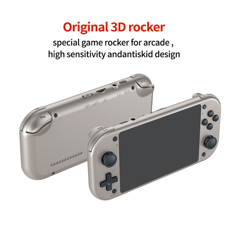 BOYHOM M17 Retro ručna konzola za videoigre Open Source Linux sustav 4.3 inčni IPS zaslon Prijenosni džepni video player 64GB