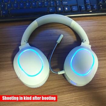 L800 Blutooth 5.1 Ακουστικά Gamer Surround Στερεοφωνικό ασύρματο ακουστικό με μικρόφωνο Πολύχρωμο ελαφρύ ακουστικό φορητού υπολογιστή