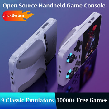 D007 Plus/ X6 3,5 ιντσών IPS Screen Handheld Game Players Dual Joystick 10000+ Game Retro Devices Φορητές κονσόλες παιχνιδιών