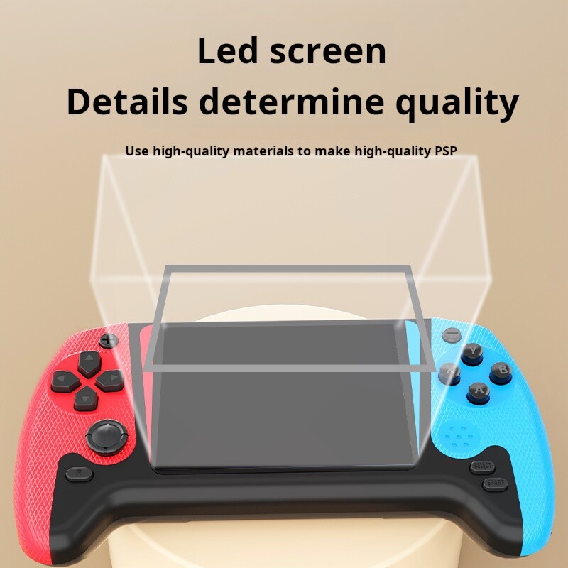 Q21 Arcade Handheld 500 класически носталгични игри 3,5 размер голям екран 1200 mah дълъг живот ТВ прожекционен екран спомени от детството