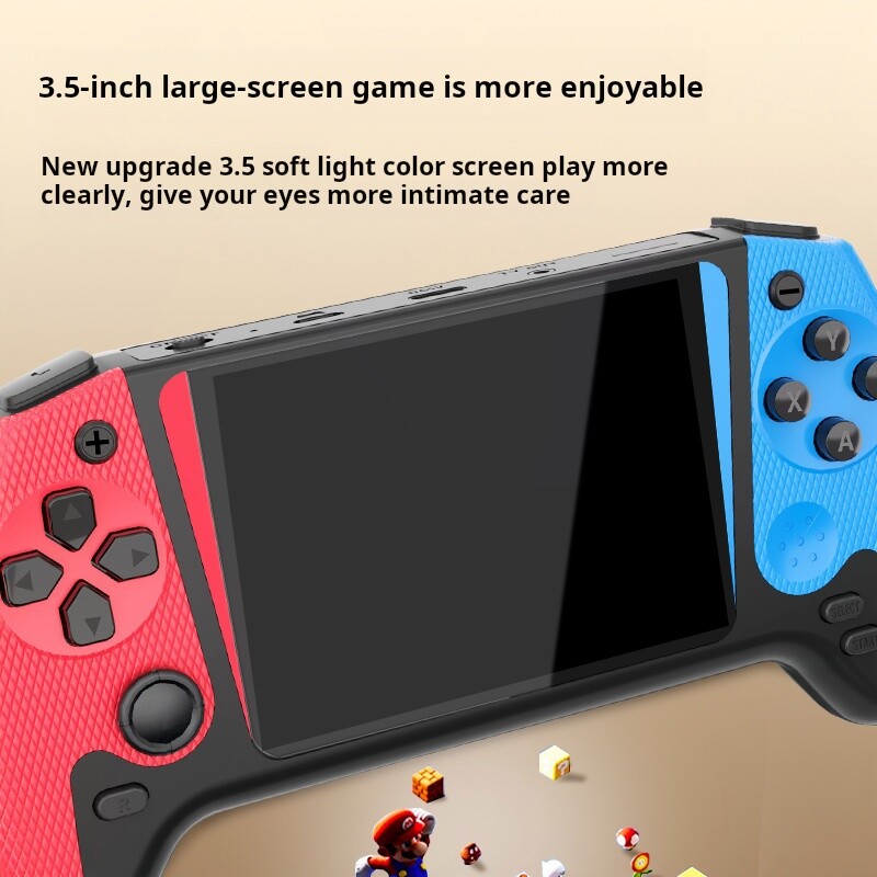 Q21 Arcade Handheld 500 класически носталгични игри 3,5 размер голям екран 1200 mah дълъг живот ТВ прожекционен екран спомени от детството